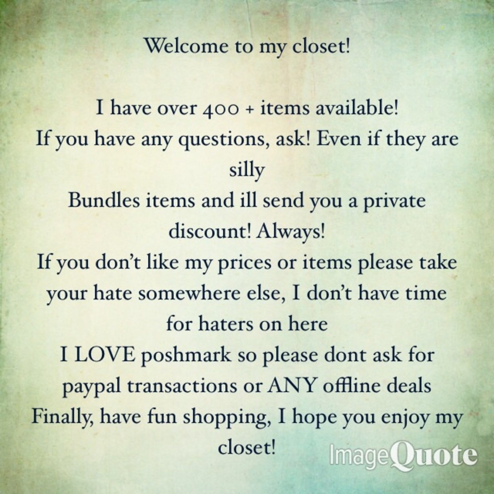 CLOSET & TRADING RULES ! 💕💕 - Picture 2 of 3